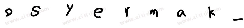 DS Yermak_D字体转换